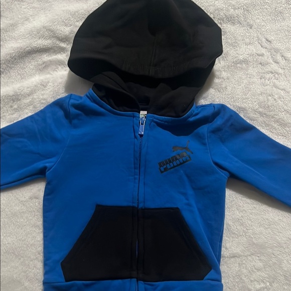Puma Kids Blue and Black Matching Set - Picture 2 of 6